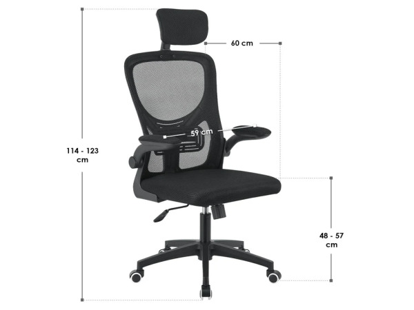 Ergonomische Bureaustoel - Baltimore - Zwart – foto 6 – kavel bij XL Auctions