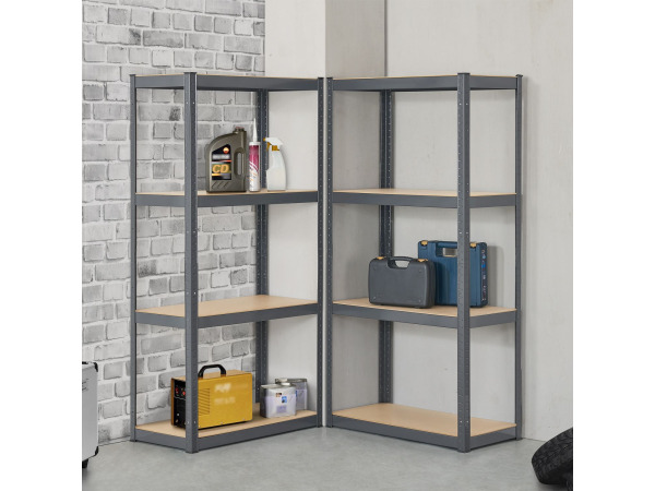 2 stuks Magazijnstelling / Opbergrek - Easy - Grijs – foto 16 – kavel bij XL Auctions