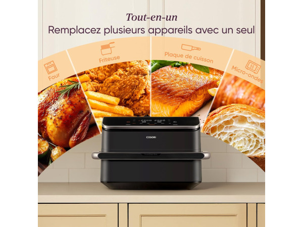 COSORI Airfryer 8-in-1 Dual Blaze TwinFry XXL 10L – foto 5 – kavel bij XL Auctions