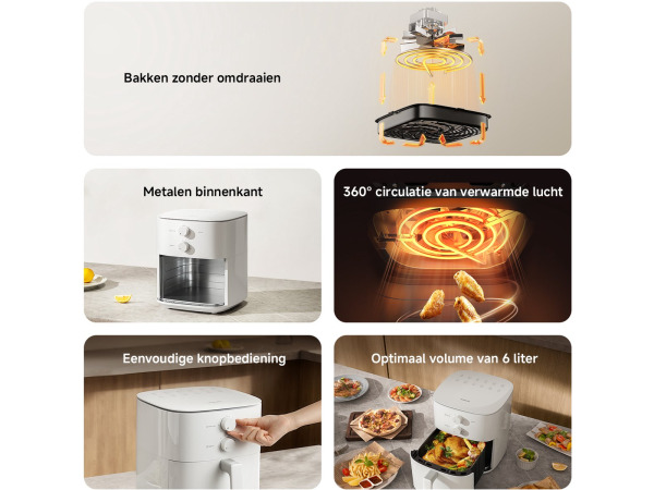Xiaomi Air Fryer Essential 6L – foto 2 – kavel bij XL Auctions