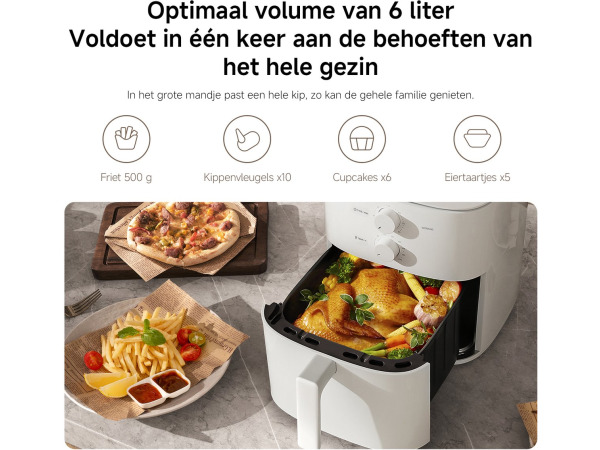 Xiaomi Air Fryer Essential 6L – foto 7 – kavel bij XL Auctions
