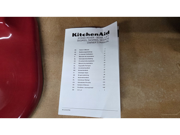 KitchenAid keukenmachine Artisan 6,6L (Mist onderdelen) – foto 2 – kavel bij XL Auctions