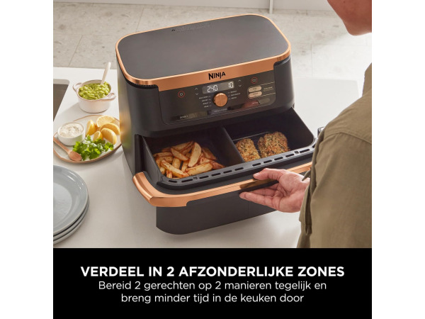 Ninja Foodi FlexDrawer Airfryer 10,4L – foto 9 – kavel bij XL Auctions