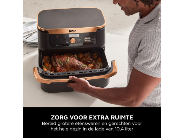 Ninja Foodi FlexDrawer Airfryer 10,4L – foto 10 – kavel bij XL Auctions