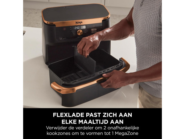 Ninja Foodi FlexDrawer Airfryer 10,4L – foto 11 – kavel bij XL Auctions