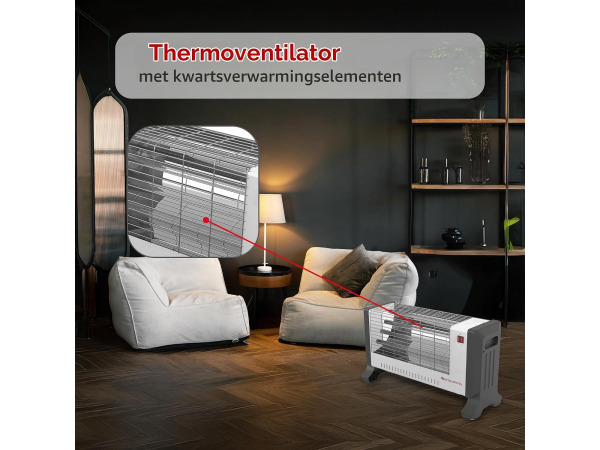 Melchioni Vesuvio Kwartsverwarming - 1200W – foto 4 – kavel bij XL Auctions