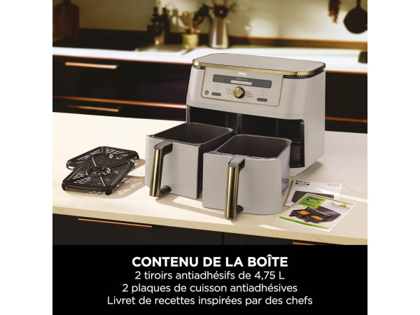 Ninja AirFryer Dual Zone MAX Digital - DZ400EUSTGD – foto 8 – kavel bij XL Auctions