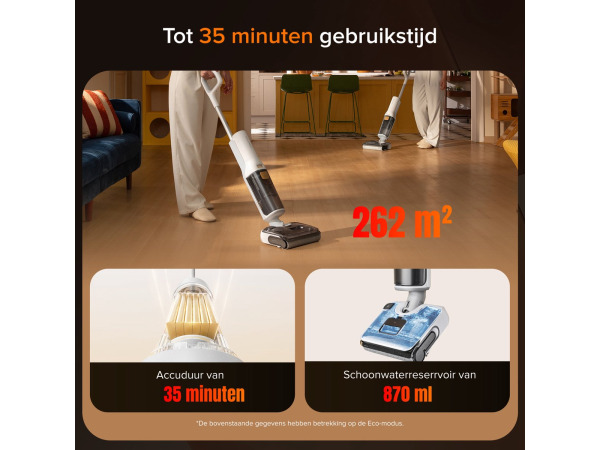 Roborock F25 GT nat-droog stofzuiger - 20.000 Pa – foto 2 – kavel bij XL Auctions