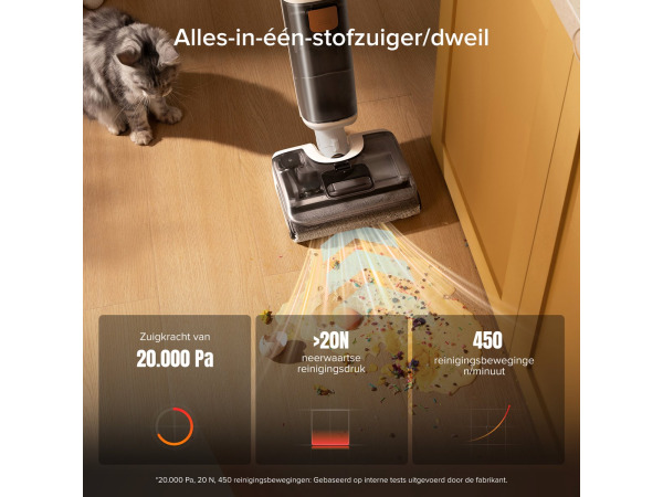 Roborock F25 GT nat-droog stofzuiger - 20.000 Pa – foto 4 – kavel bij XL Auctions