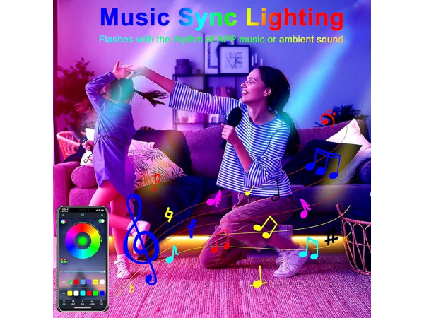 LED-strip COB RGB-strip 5 m – foto 5 – kavel bij XL Auctions