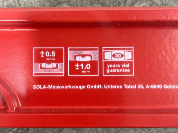 2x Sola waterpas MR 60cm – foto 4 – kavel bij XL Auctions