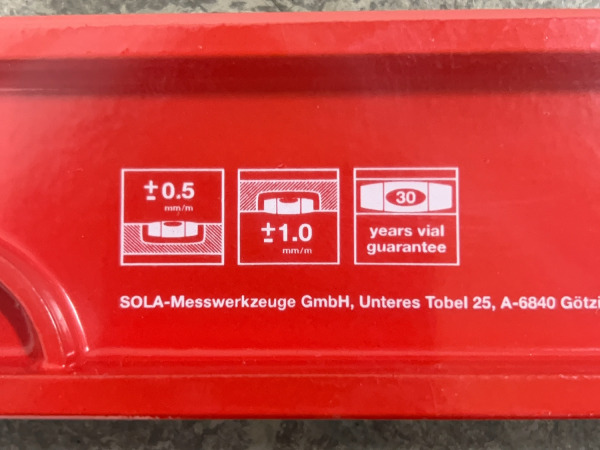 2x Sola waterpas MR 40cm – foto 4 – kavel bij XL Auctions