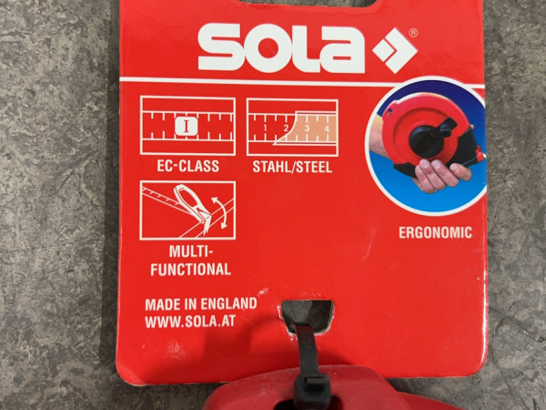 3x Sola meetlint 30m Explorer – foto 4 – kavel bij XL Auctions