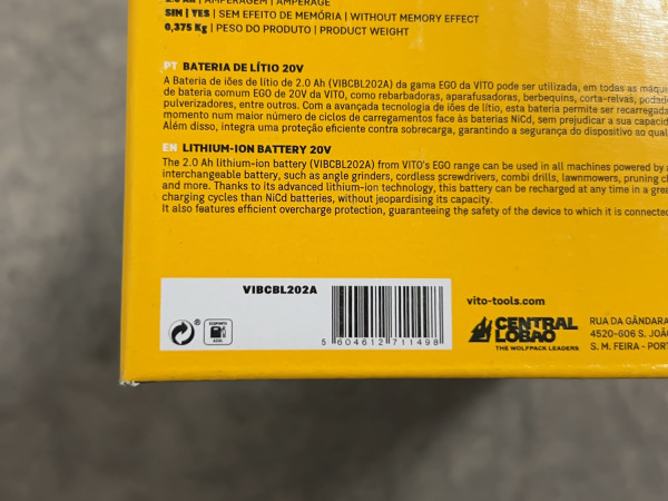 2x Vito accu 20V 2.0Ah EGO – foto 5 – kavel bij XL Auctions
