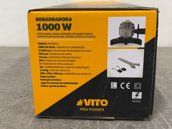 Vito haakse slijper ø125 1000W Pro-Power – foto 5 – kavel bij XL Auctions