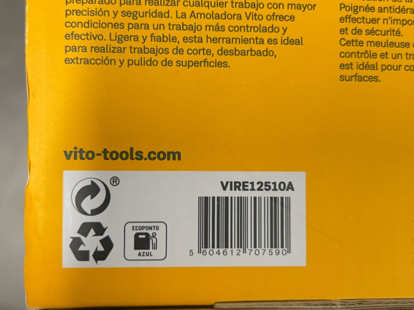 Vito haakse slijper ø125 1000W Pro-Power – foto 8 – kavel bij XL Auctions