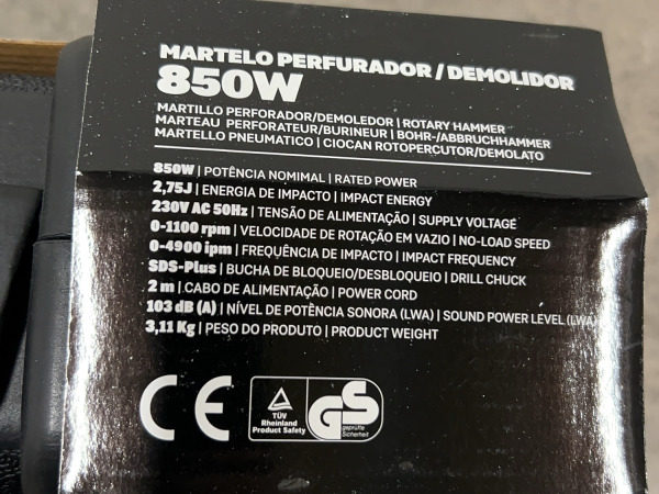 Vito hamerboor 850W SDS-Plus Pro-Power – foto 6 – kavel bij XL Auctions