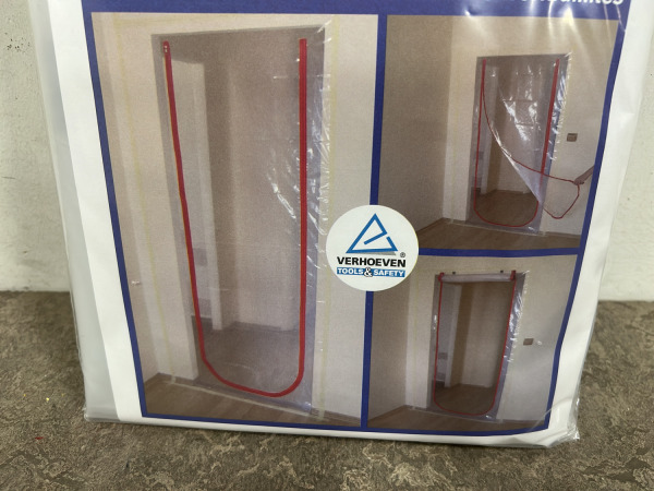 5x Super Prof afsluitfolie met rits 2500x1100mm StofStop – foto 2 – kavel bij XL Auctions
