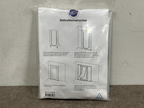 5x Super Prof afsluitfolie met rits 2500x1100mm StofStop – foto 4 – kavel bij XL Auctions