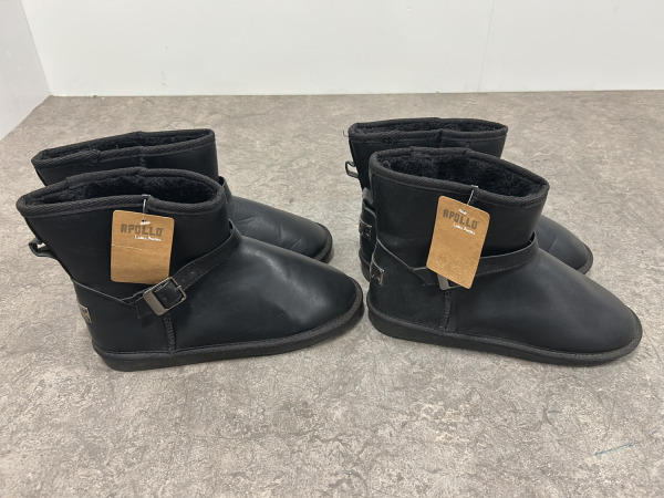 Apollo gevoerde dameslaarsjes 3 paar maat 41 – foto 5 – kavel bij XL Auctions