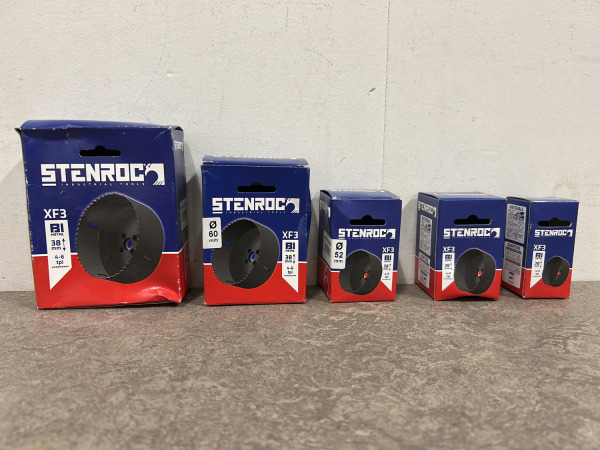Stenroc gatzaag en toebehoren set 7-delig – foto 4 – kavel bij XL Auctions