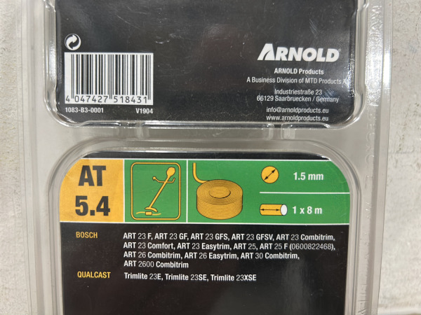 4x Arnold trimmerspoel AT 5.4 – foto 4 – kavel bij XL Auctions