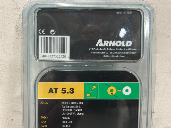 3x Arnold trimmerspoel AT 5.3 – foto 4 – kavel bij XL Auctions