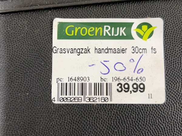 Wolf-Garten grasopvangzak FS320 voor kooimaaiers – foto 7 – kavel bij XL Auctions