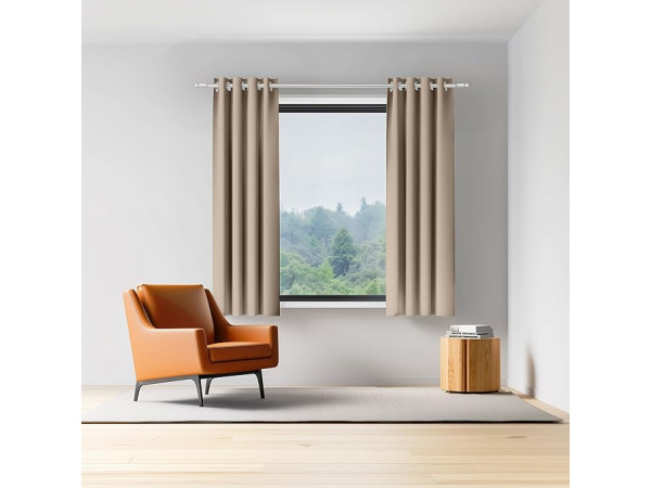 ORINOVA Beige Verduisterende Gordijnen (140x160 cm) – foto 3 – kavel bij XL Auctions