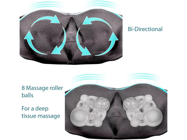 Invospa Shiatsu rugschouder & nek massager – foto 4 – kavel bij XL Auctions