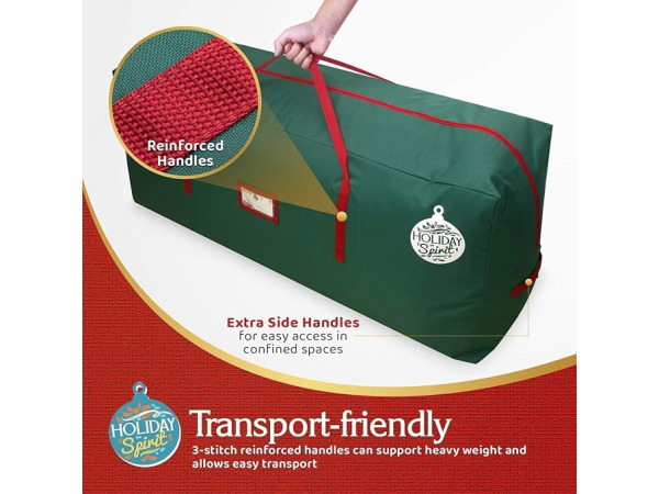 Pack v 2 HOLIDAY SPIRIT Christmas Tree Opbergtas (Groen) – foto 2 – kavel bij XL Auctions