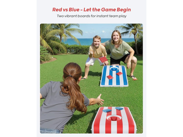 QPAU Opblaasbare Cornhole Board Set – foto 3 – kavel bij XL Auctions