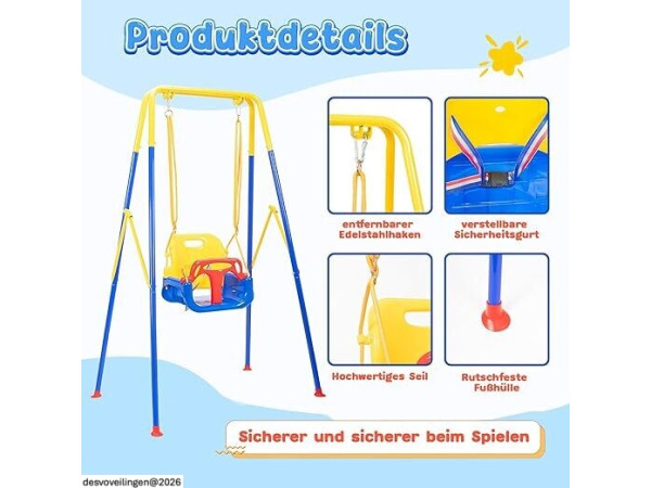 3-in-1 kinderschommelset – foto 2 – kavel bij XL Auctions
