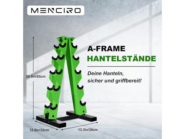 Menciro A-frame halterstandaard Groen – foto 2 – kavel bij XL Auctions