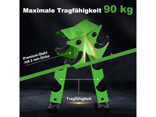 Menciro A-frame halterstandaard Groen – foto 3 – kavel bij XL Auctions