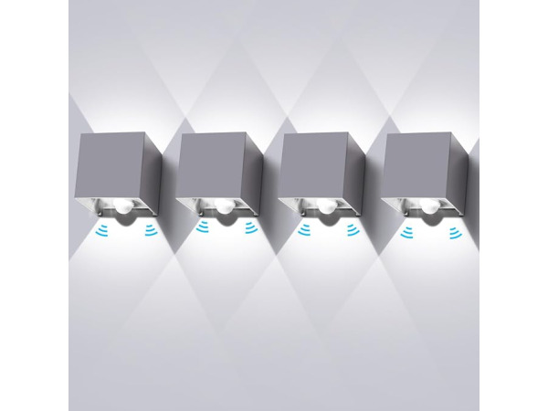 LEDMO led-wandlampen met bewegingsmelder (4 stuks) – kavel bij XL Auctions