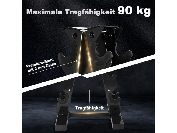 Menciro A-frame halterstandaard zwart – foto 2 – kavel bij XL Auctions