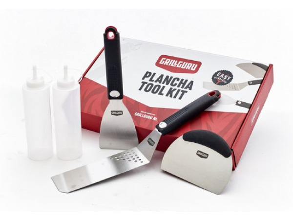 4x Grill Guru - Powerplate Plancha Tool kit