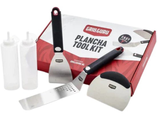 4x Grill Guru - Powerplate Plancha Tool kit – foto 3 – kavel bij XL Auctions