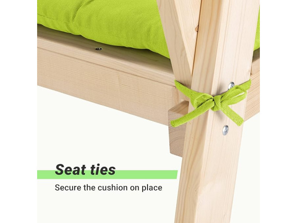 Tuinbank palletkussen 120x40mc 4cm dik Geel-groen – foto 4 – kavel bij XL Auctions
