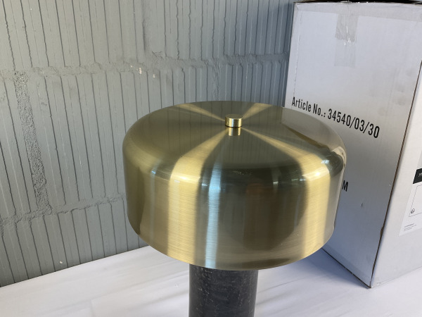 Lucide Mirasol zwart marmer met gouden kap – foto 2 – kavel bij XL Auctions