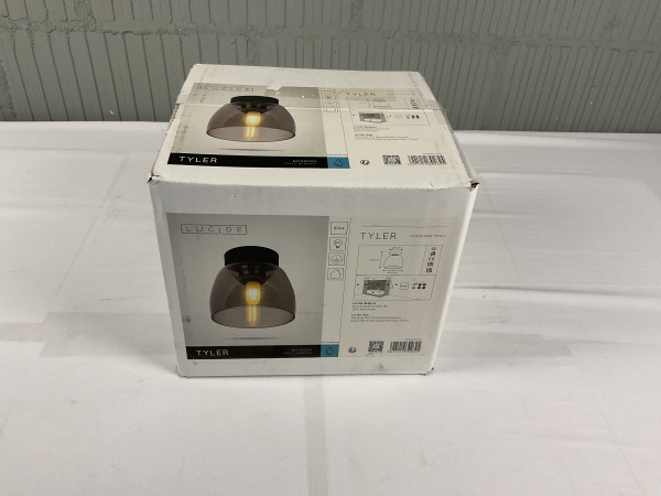 Lucide Tyler Zwart Plafondlamp – foto 3 – kavel bij XL Auctions