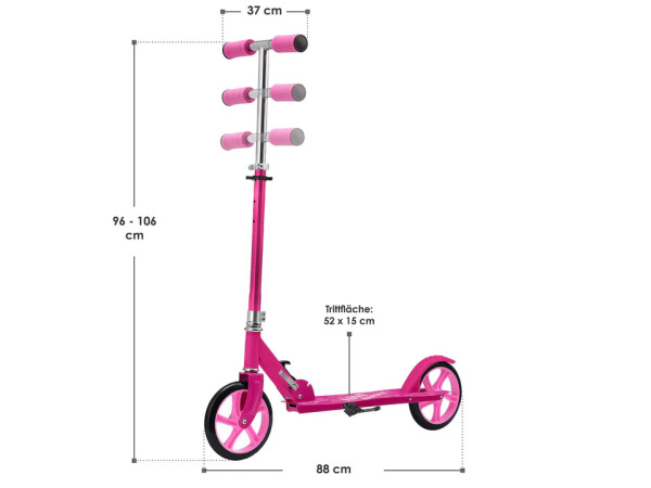 Inklapbare Step / Scooter - Girl Power - XXL Wielen – foto 2 – kavel bij XL Auctions