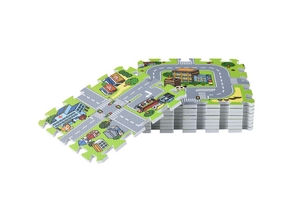 Kinderpuzzelmat - 9-delig - Stad met straten design – foto 2 – kavel bij XL Auctions