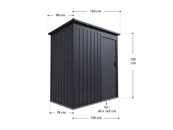 Metalen Gereedschapsschuur / Tuinschuur / Berging - Incl. fu – foto 6 – kavel bij XL Auctions