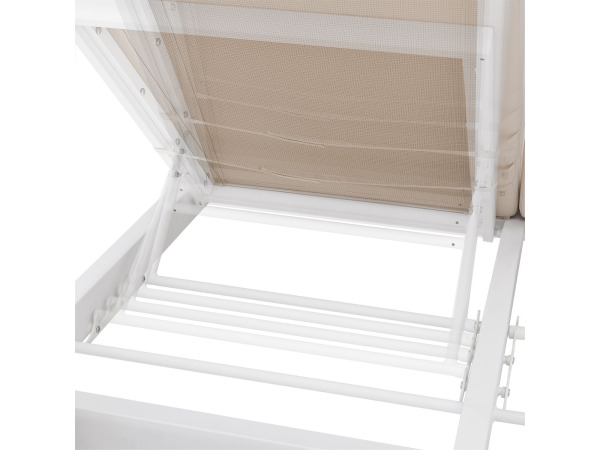 Dubbel Ligbed - Beige / Wit – foto 12 – kavel bij XL Auctions