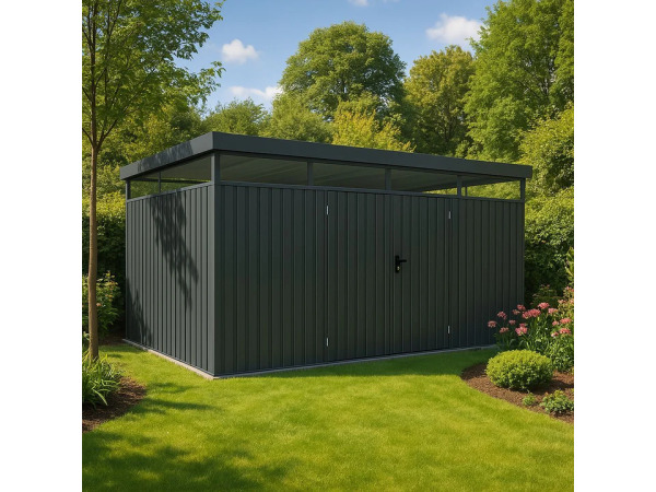 Metalen Gereedschapsschuur/Opbergschuur antraciet 12 m2 – foto 6 – kavel bij XL Auctions