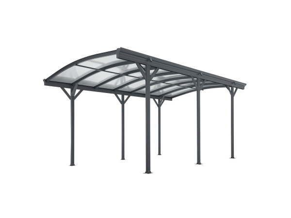 Terrasdak / Carport - Boogdak - 5 x 3 m - Donkergrijs – foto 8 – kavel bij XL Auctions