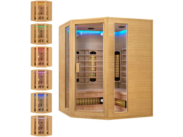 Infraroodcabine Nyborg E150V - 150x150x190 cm - Dubbele Tech – foto 12 – kavel bij XL Auctions