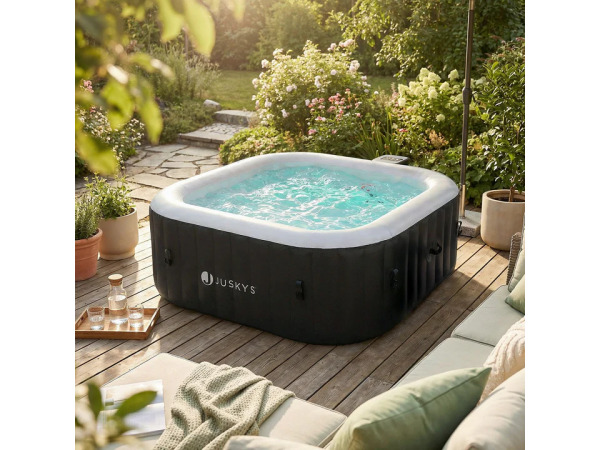 Opblaasbare Whirlpool - 4-6 personen - Zwart / Wit – foto 7 – kavel bij XL Auctions